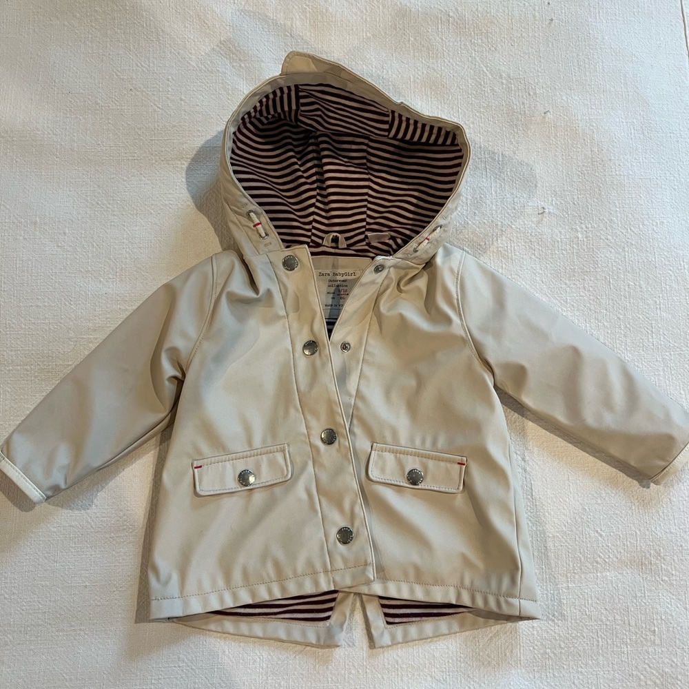 Zara Baby Girl Raincoat 9-12 months